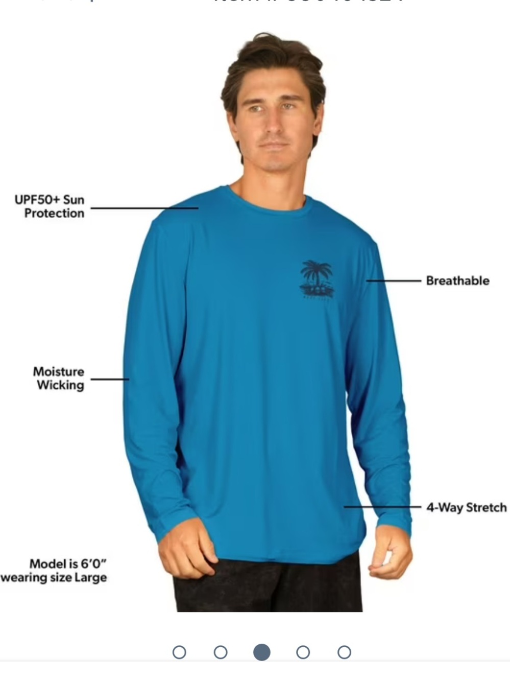 Reel Life Men's Long Sleeve UV Tee